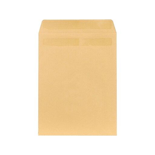 44762 Great Option for Mailing 100 per Box Quality Park 10 x 13 Catalog Envelopes with Self Seal Closure Storage and Organizing 28 lb Brown Kraft 