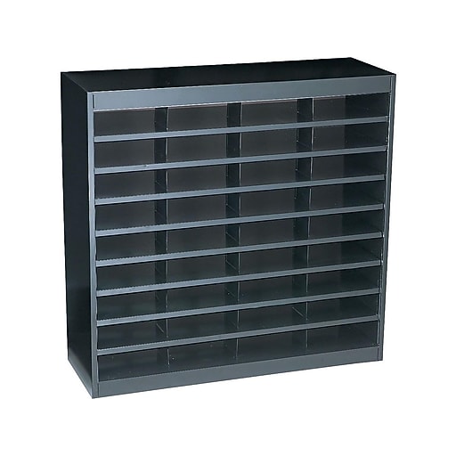 Safco EZ Stor® Literature Organizers, 37.5" x 36.5", Black (9221BLR) Staples