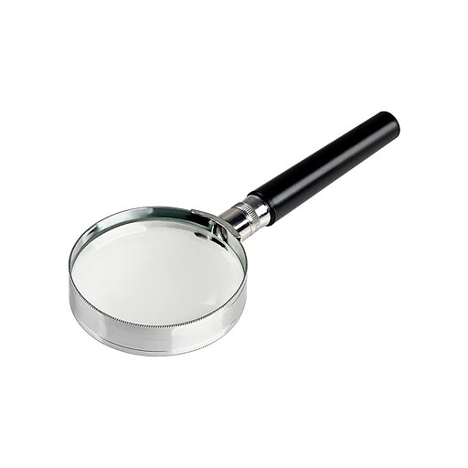 Insten® 10x Handheld Magnifier Glass, 50 mm Staples