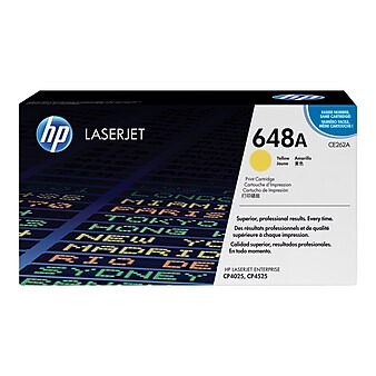 HP 648A Yellow Standard Yield Toner Cartridge (CE262A)