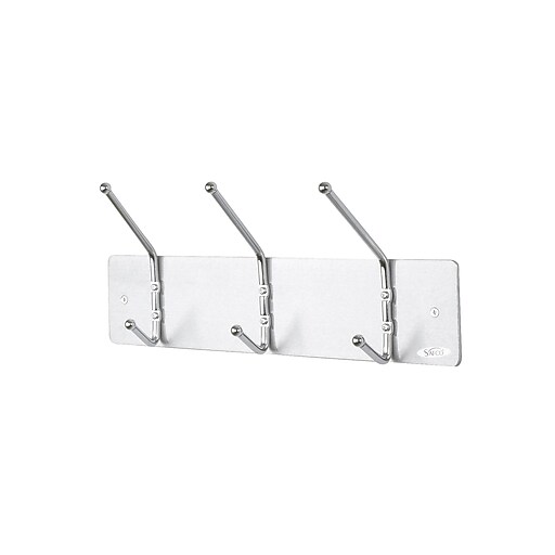 Safco Wall Rack, Silver, Metal (4161) Staples