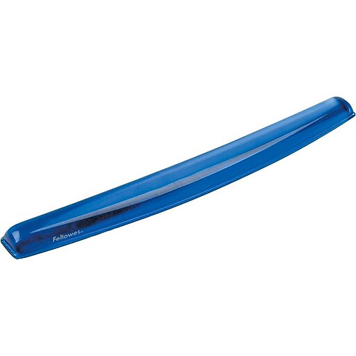 Fellowes Crystals Gel Wrist Rest, Blue (91137) Staples