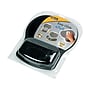 Fellowes Easy Glide Gel Mouse Pad/Wrist Rest Combo, Non-Skid Base, Black (93730)~#|#~sp39613051_sc7
