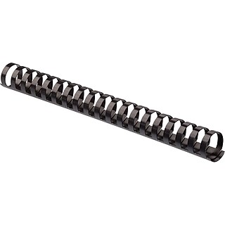 Staples 5/8" Plastic Binding Spine Comb, 120 Sheet Capacity, Black,  25/Pack (5232402/5232403) | Staples