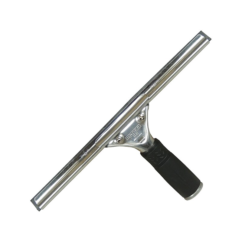 Unger Pro 18" Window Squeegee, Silver/Black, /Set (PR450) image 1