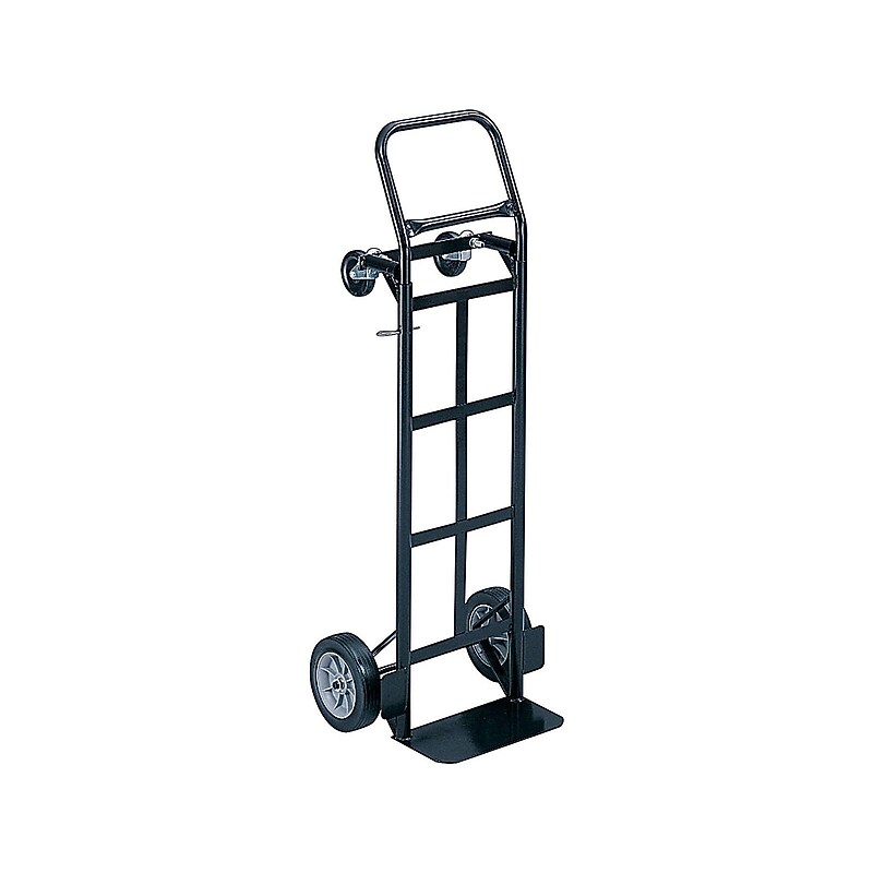 Safco Tuff Truck Convertible Hand Truck, 500 lbs., Black (4070) image 1