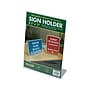 NuDell Sign Holder, 8.5" x 11", Clear Plastic (35485)~#|#~sp39613167_sc7