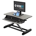 Ergotron WorkFit-Z Mini Sit-Stand 13"H Desktop Adjustable Riser Desk (33-458-917)