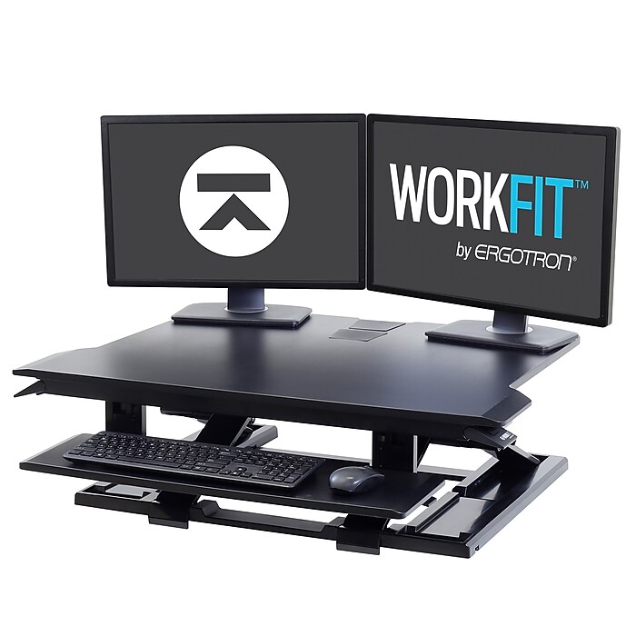 Ergotron WorkFit-TX Adjustable Standing Desk Converter, Black (33
