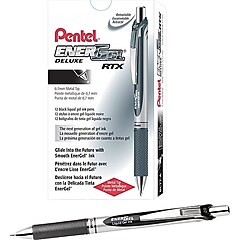 Pentel EnerGel RTX Retractable Gel Pens, Medium Point, 0.7mm