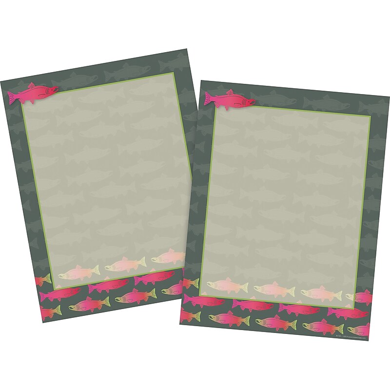 Barker Creek Sea & Sky Computer Paper, 8.5" x 11", 60 lbs., Multicolored, 100 Sheets/Pack (BC3886) image 1