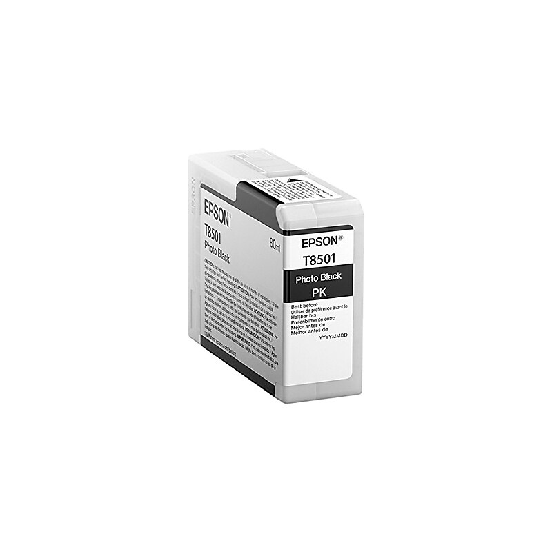 Epson T850 Photo Black Standard Yield Ink Cartridge image 1