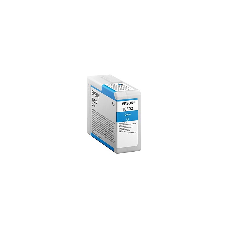 Epson T850 Cyan Standard Yield Ink Cartridge image 1