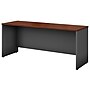 Bush Business Furniture Westfield 72"W Credenza Desk, Hansen Cherry (WC24426)~#|#~sp40075275_sc7