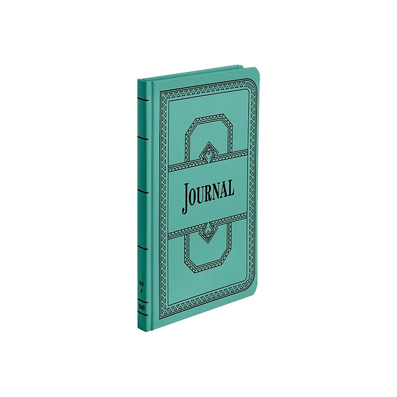 Boorum & Pease 66 Series Record Book, 7.63"W x 12.13"H, Blue, 150 Sheets/Book (66-300-J) image 1