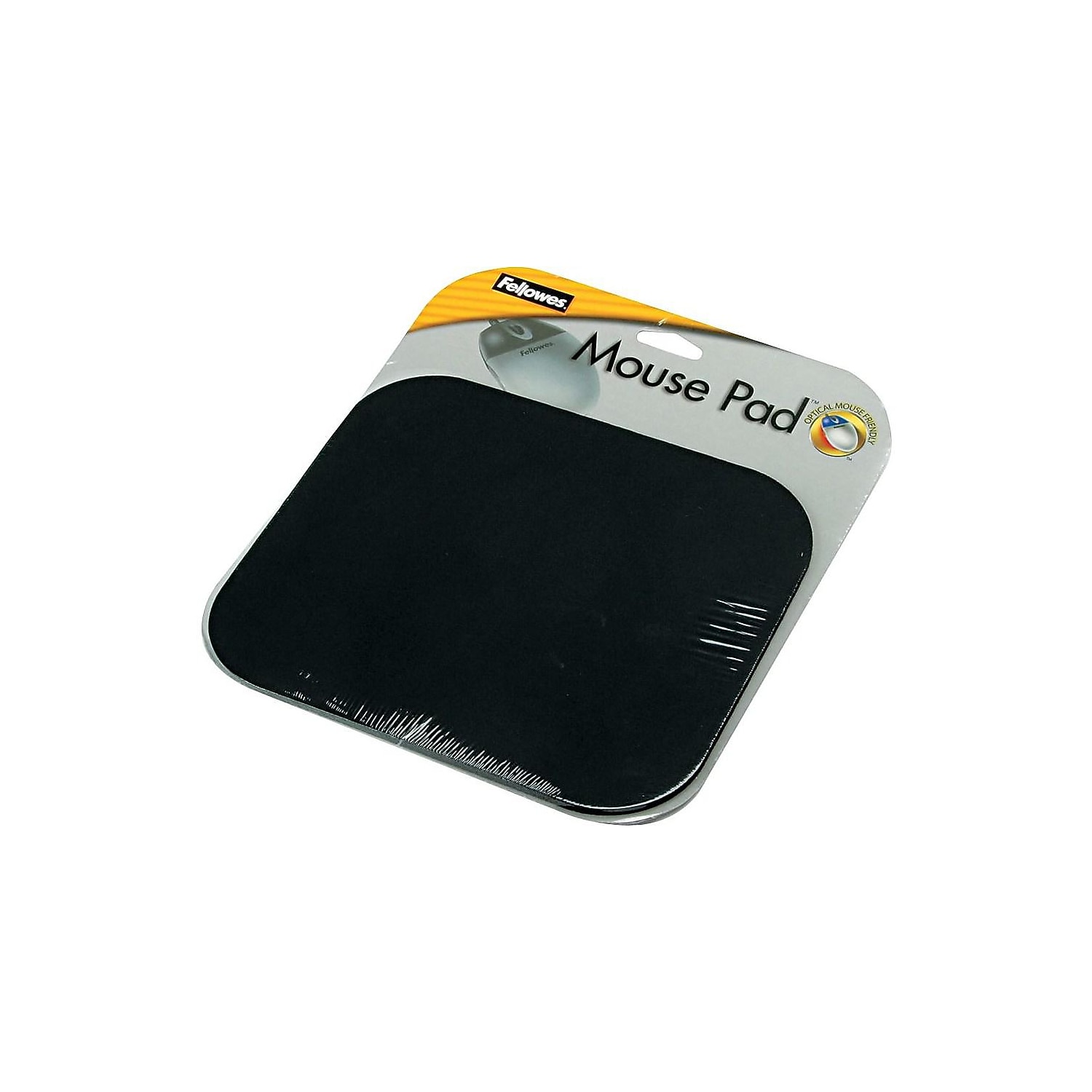 Fellowes Polyester Mauspad rutschfeste Gummibasis 9 x 8 schwarz 58024 - Bild 2 von 2