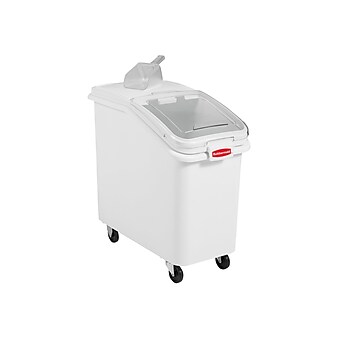 Rubbermaid Commercial Products Prosave Ingredient Storage Bin, 26.2 Gal. (FG360288WHT)