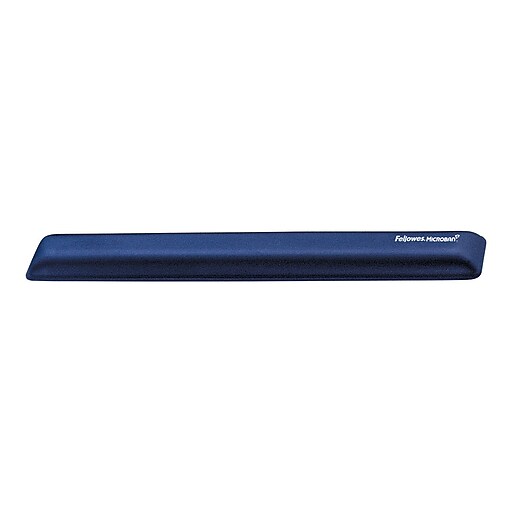 Fellowes Microban Gel Wrist Rest, Sapphire (9175601) Staples