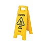 Rubbermaid Wet Floor Sign, 25"H x 11"W, Yellow (FG611277YEL)~#|#~sp40092795_sc7