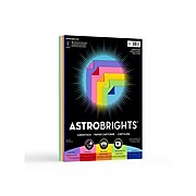 Astrobrights Double-Color Cardstock Paper, 70 Lbs., 8.5" x 11", Assorted, 80/Pack (98883)