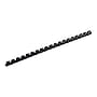 Fellowes 5/16" Plastic Binding Spine Comb, 40 Sheet Capacity, Black, 100/Pack (52507)~#|#~sp40092896_sc7