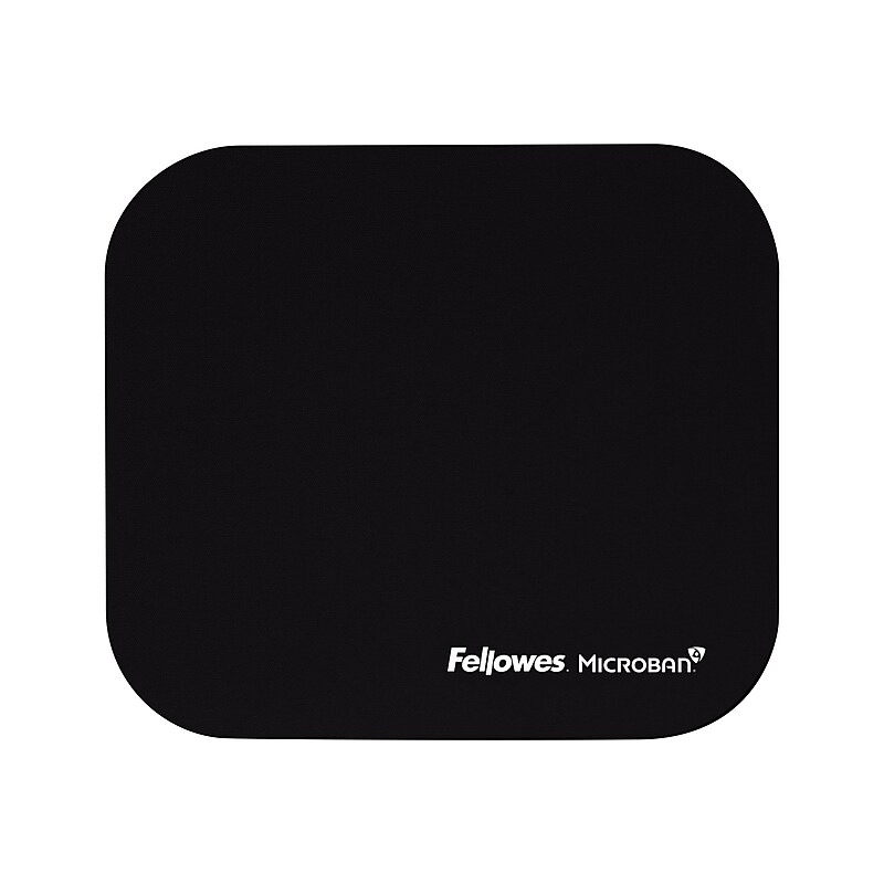 Fellowes Microban Non-Skid Mouse Pad, Black (5933901) image 1