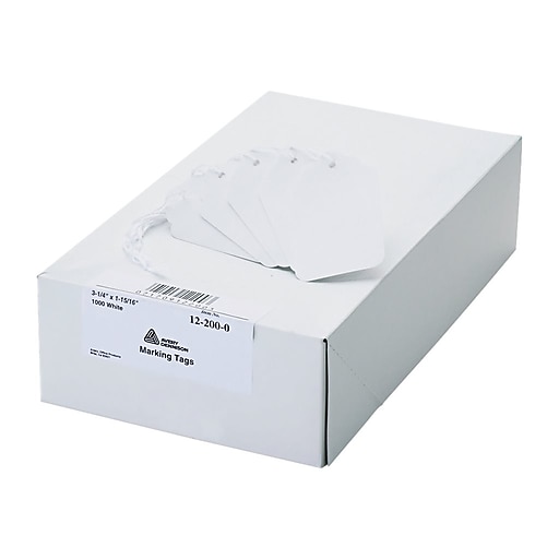Avery White Marking Tags Strung 2 X 1 Inches 1000 Old Stock Unopened for sale online 