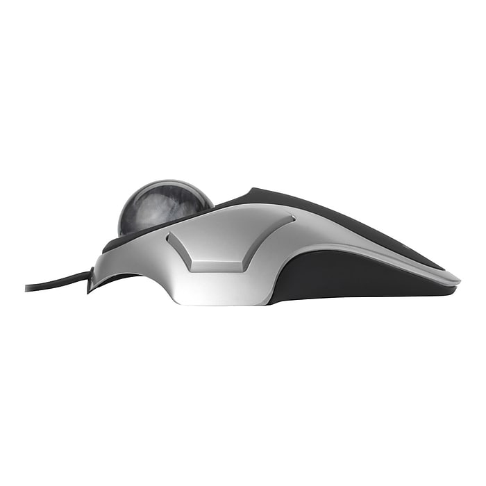 Kensington Orbit Trackball Ambidextrous Optical USB Mouse, Silver