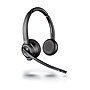Poly Savi 8200 Series W8220-M Wireless Noise Canceling Stereo Headset, Over-the-Head, Black (7S4B6AA#ABA)~#|#~sp40137298_sc7