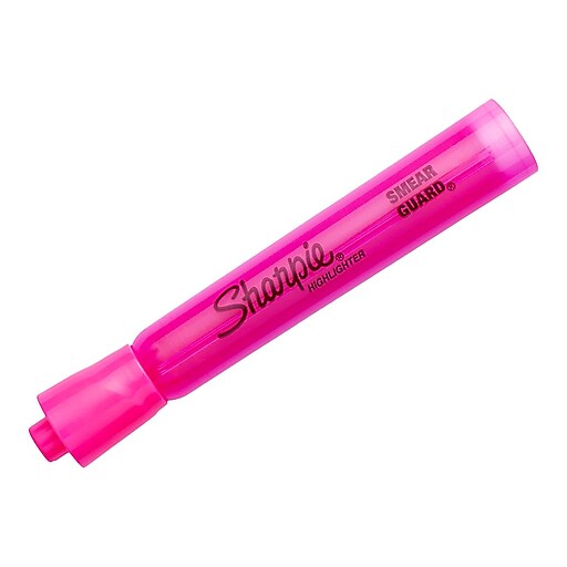 Sharpie® Accent® Highlighter, Chisel Tip, Fluorescent Pink, 12/pk