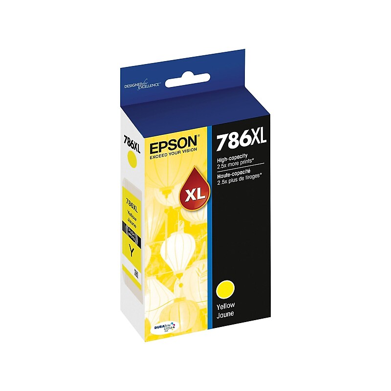 Epson T786XL Yellow High Yield Ink Cartridge image 1