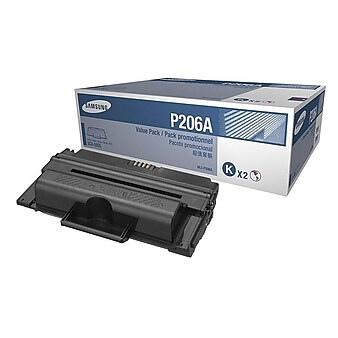 HP MLT-P206 Black Standard Yield Toner Cartridge, 2/Pack (SV126A)