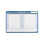 AT-A-GLANCE 30-60 Day 24"H x 36"W Dry Erase Undated Monthly Wall Calendar, Blue (PM233 28)~#|#~sp40285596_sc7