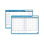 AT-A-GLANCE 30-60 Day 24"H x 36"W Dry Erase Undated Monthly Wall Calendar, Blue (PM233 28)~#|#~sp40285601_sc7