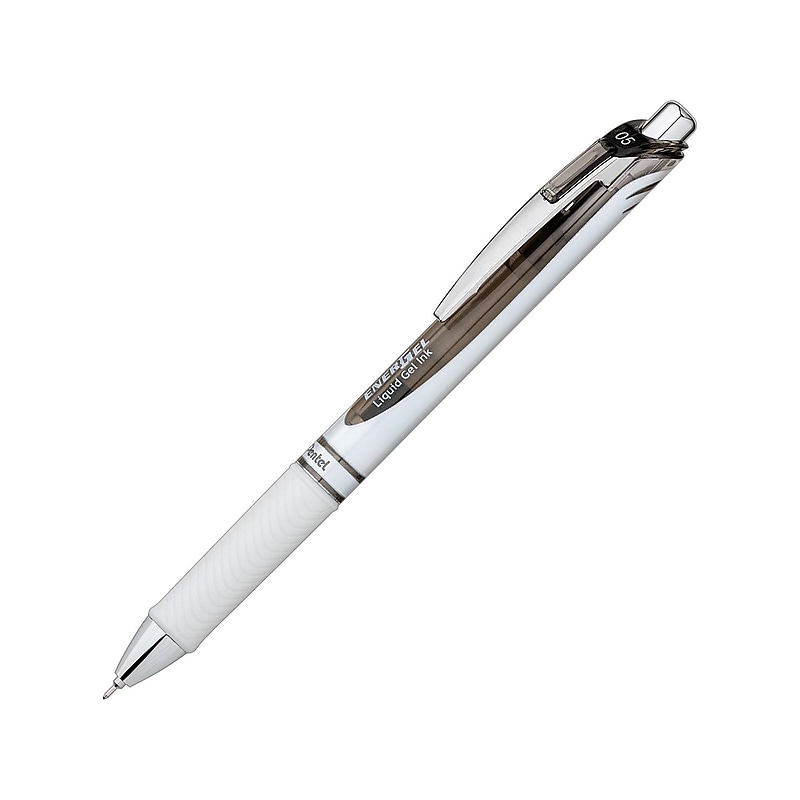 Pentel EnerGel Pearl Deluxe RTX Retractable Gel Pens, Medium Point, Black Ink, Dozen (BL77PW-A) image 1