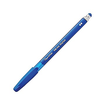 Paper Mate InkJoy 2 in 1 Stylus Ballpoint Pens, Medium Point, Blue Ink, Dozen (1951349)