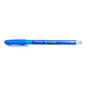 Paper Mate InkJoy 2 in 1 Stylus Ballpoint Pens, Medium Point, Blue Ink, Dozen (1951349)