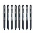 Paper Mate InkJoy Retractable Gel Pen, Medium Point, Black Ink, 8/Pack (1958856)