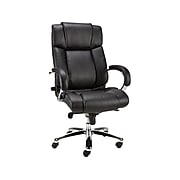 Ofm Essentials Leather Executive Chair Black 089191013846 At Staples