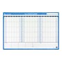AT-A-GLANCE 90-120 Day 24"H x 36"W Dry Erase Undated Monthly Wall Calendar, Reversible, Blue (PM239 28)~#|#~sp40285806_sc7
