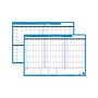 AT-A-GLANCE 90-120 Day 24"H x 36"W Dry Erase Undated Monthly Wall Calendar, Reversible, Blue (PM239 28)~#|#~sp40285807_sc7