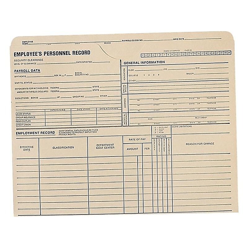 Quality Park File Jacket, Letter Size, Manila, 100/Box (69999) image 1