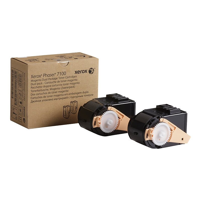 Xerox 106R02603 Magenta Standard Yield Toner Cartridge, 2/Pack image 1