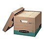 Bankers Box® R-Kive Heavy-Duty Recycled File Storage Boxes, Lift-Off Lid, Letter/Legal Size, Brown, 12/Carton (12775)~#|#~sp40285843_sc7