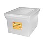 Staples Plastic File Box, Letter/Legal Size, Clear (140050)~#|#~sp40285848_sc7