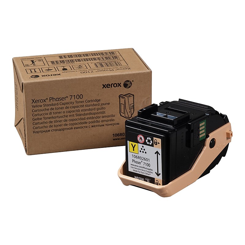 Xerox 106R02601 Yellow Standard Yield Toner Cartridge image 1