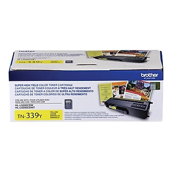 Brother TN-339 Yellow Extra High Yield Toner Cartridge (TN339Y)