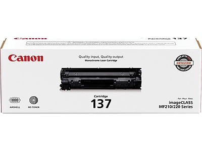 Canon 137 Black Standard Yield Toner Cartridge (9435B001AA) Sansujyuku sansujyuku.com