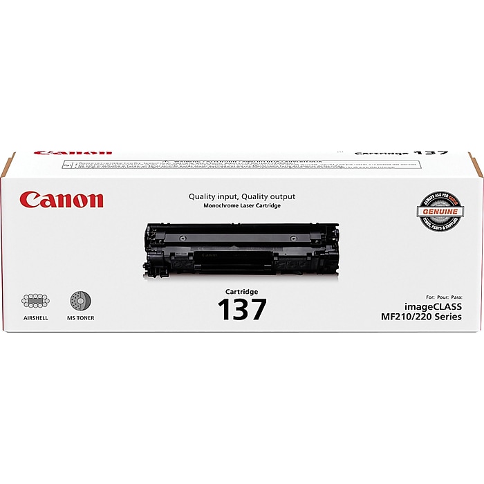 staples.com | Canon 137 Black Standard Yield Toner Cartridge (9435B001AA)