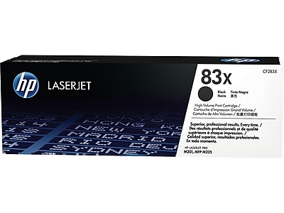 mechanisch laser Elasticiteit HP 83X Black High Yield Toner Cartridge (CF283X) | Staples